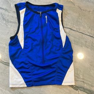 Sugoi Triathlon Running Tank Zip Up Size M